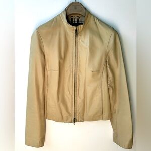 Burberry Lamb Leather Jacket, size 4